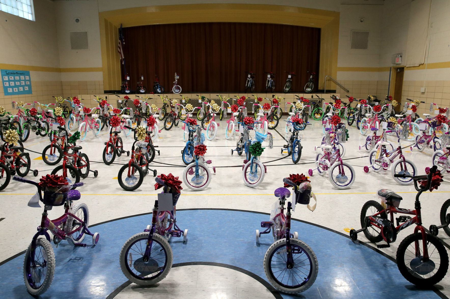 Bikes donated to Peabody Elementary School
